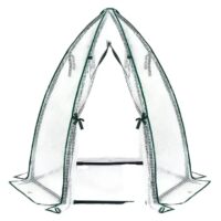 Hexagonal Portable Garden Greenhouse with PE Cover