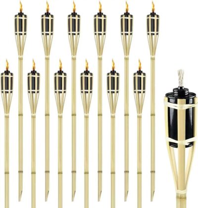 Bamboo Outdoor Garden Torch