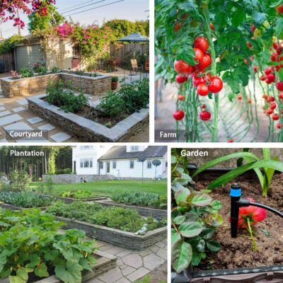 Drip Irrigation System for Greenhouse, Garden, Lawn, Potted Plants Black - Image 4