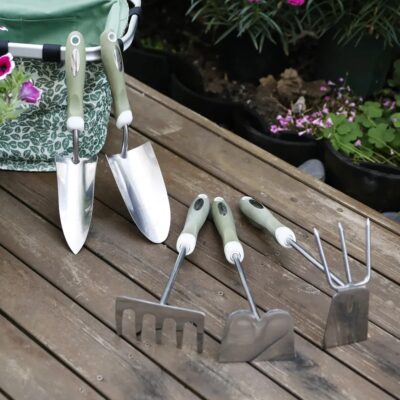 Plastic Handle Stainless Steel Small Mini Garden Hand Tools - Image 4