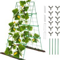 Foldable Frame Metal Garden Trellis