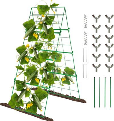 Foldable Frame Metal Garden Trellis