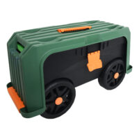 4-in-1 Garden Rolling Scooter and Kneeler With Storage Box